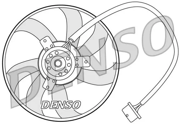 Denso DER32003 Вентилятор радиатора