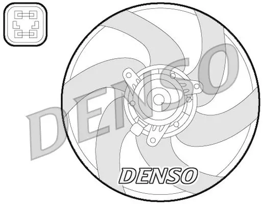 DENSO DER21022 Вентилятор