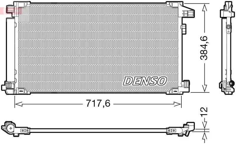 DCN50061 Радиатор кондиционера