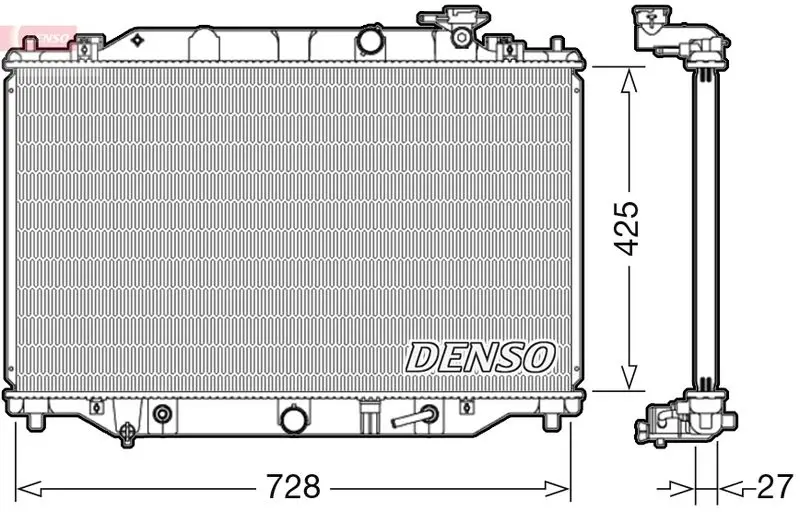 DRM44041 Радиатор DRM44041