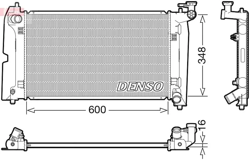 DRM50110 Радиатор, охлаждение двигателя
