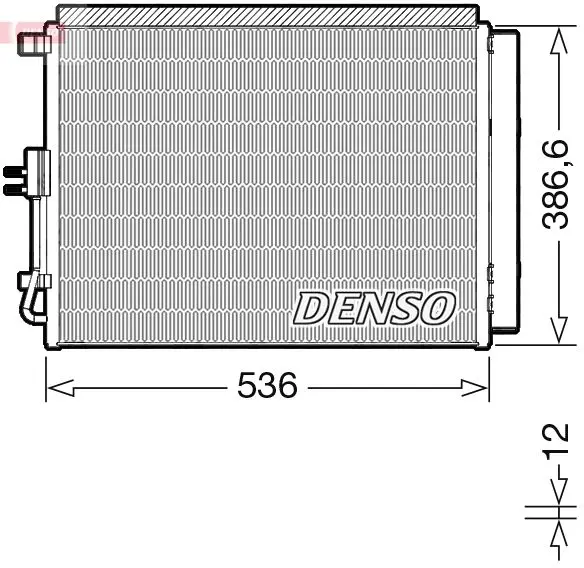 DENSO DCN43009 Конденсатор, кондиционер