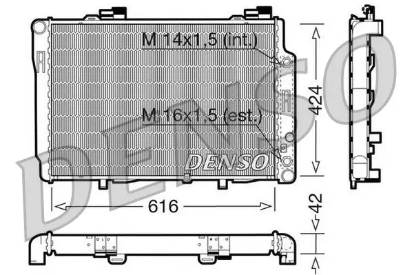 DRM17073 Радиатор