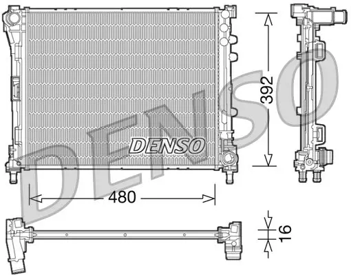 DENSO DRM09087 Теплообменник