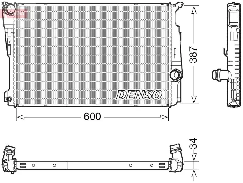 DRM05006 Радиатор, охлаждение двигателя