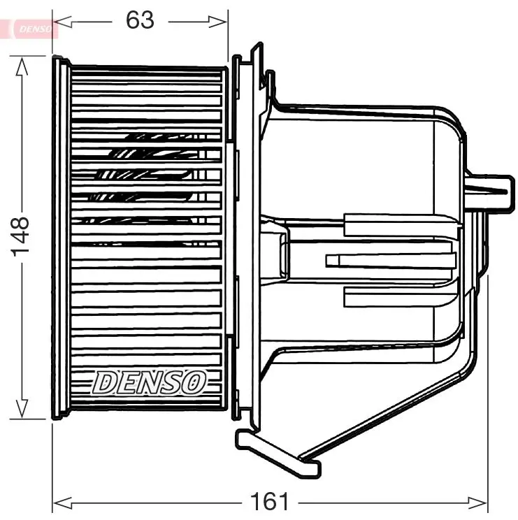 DENSO DEA07027 Вентилятор салона