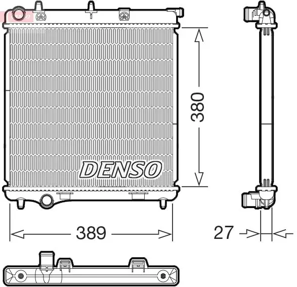 DENSO DRM21108 Радиатор, охлаждение двигателя