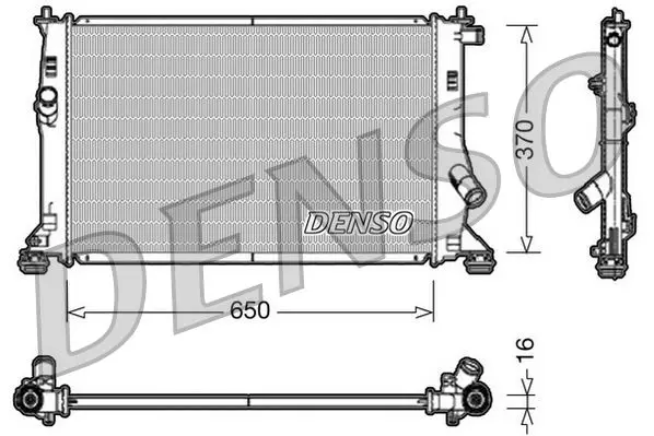 DENSO DRM10076 Теплообменник