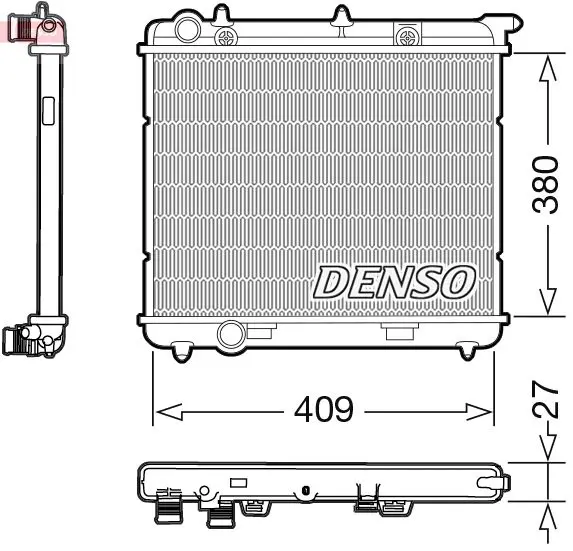 DENSO DRM21024 Теплообменник