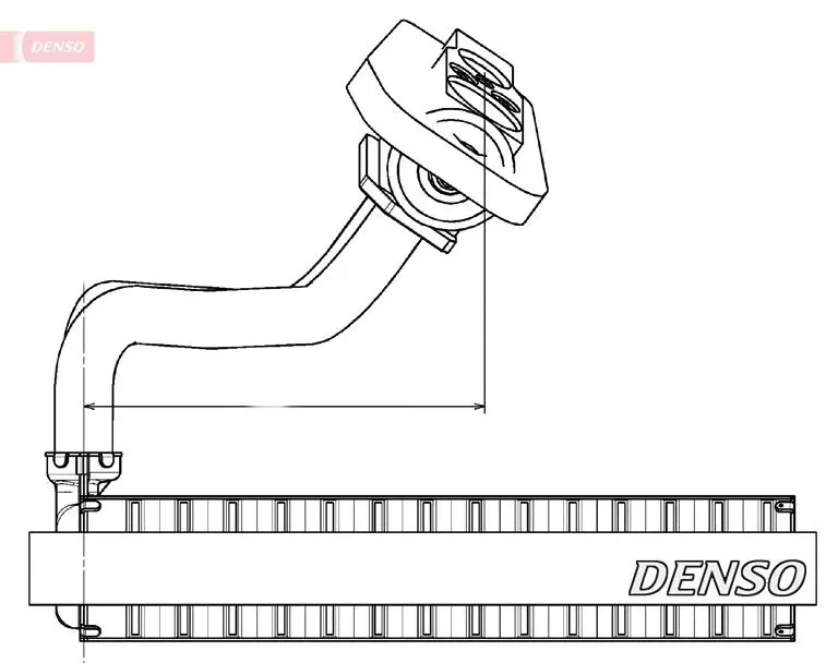 DENSO DEV09020 Испаритель кондиционера