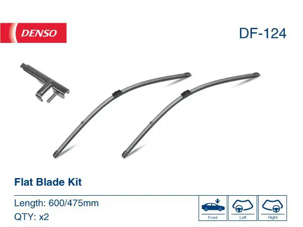 Denso DF124 Щётки с/о Flat 600/480мм.