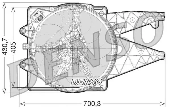 DENSO DER01020 Вентилятор
