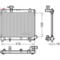 DRM46007 Denso Радиатор системы охлаждения