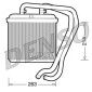 DRR12004 Denso Теплообменник отопителя салона