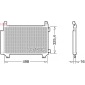 DCN50028 Denso Радиатор кондиционера TOYOTA: