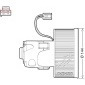 DEA05008 Мотор печки BMW F10/F01/F07