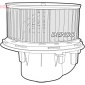 DEA10052 Вентилятор обдува салона