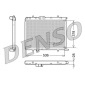 DRM07021 Радиатор охлаждения двигателя