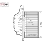 DEA41015 Denso Вентилятор салона