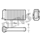 DRR09001 DENSO Радиатор отопителя