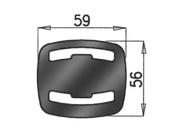 50809 Подушка MERCEDES G (W460)