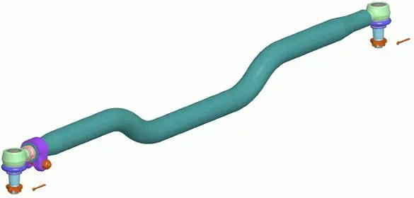 LEMFORDER 1177001 Тяга рулевая поперечная на