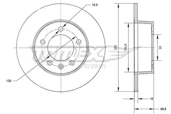 TX7037 BREMSSCHEIBE