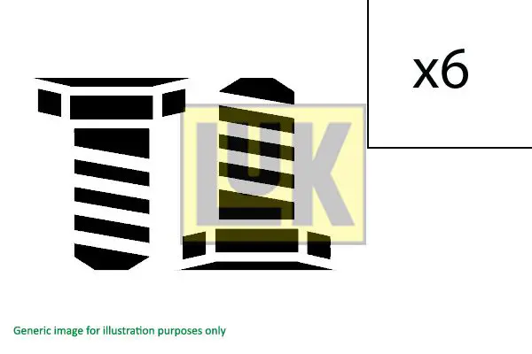 LUK 411018110 Комплект болтов, система