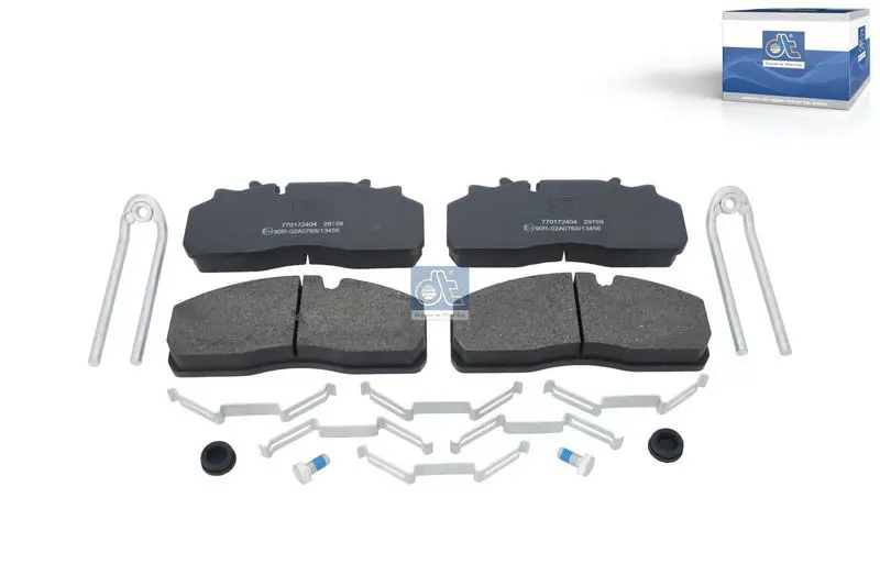DT Spare Parts 1034127 Комплект тормозных колодок,