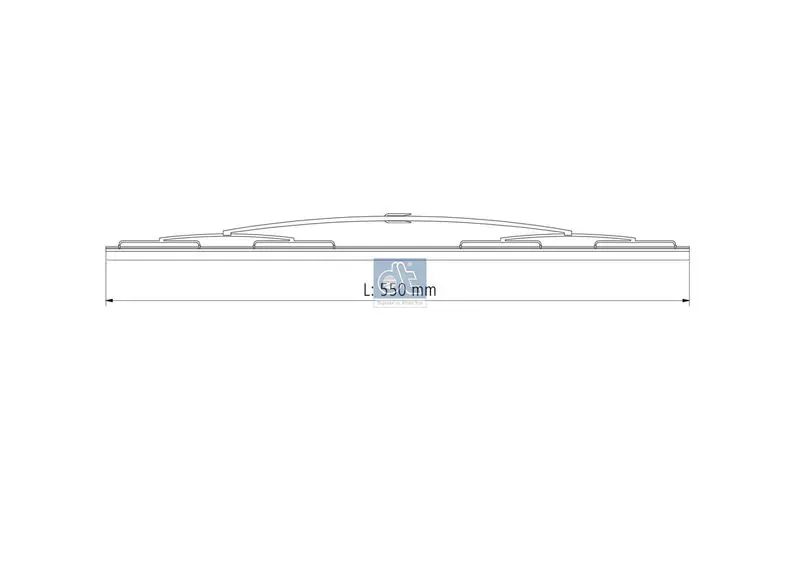 DT SPARE PARTS 563104 Щетка стеклоочистителя
