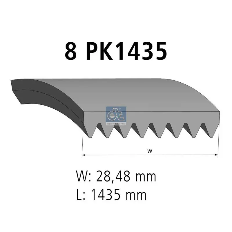 6.31519 РЕМЕНЬ ПОЛИКЛИНОВОЙ 8PK1435