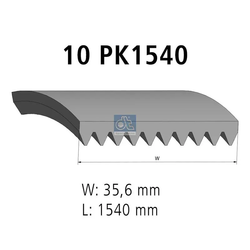 631537 РЕМЕНЬ 10PK1540