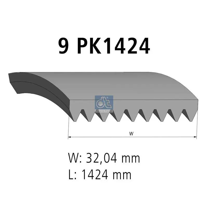 5.41540 РЕМЕНЬ ПОЛИКЛИНОВОЙ 9PK1424