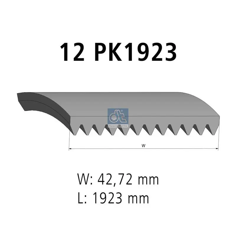 7.54857 Поликлиновой ремень