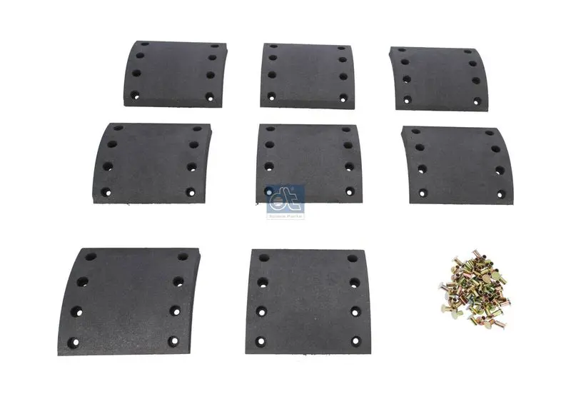 10.33008 DT Spare Parts Комплект тормозных башмаков,