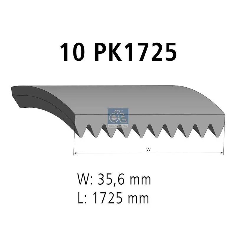  DT SPARE PARTS Поликлиновой ремень