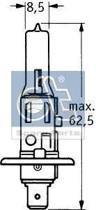 DT SPARE PARTS 978109 Лампа накаливания, фара