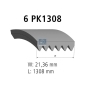 481103 DT SPARE PARTS Поликлиновой ремень