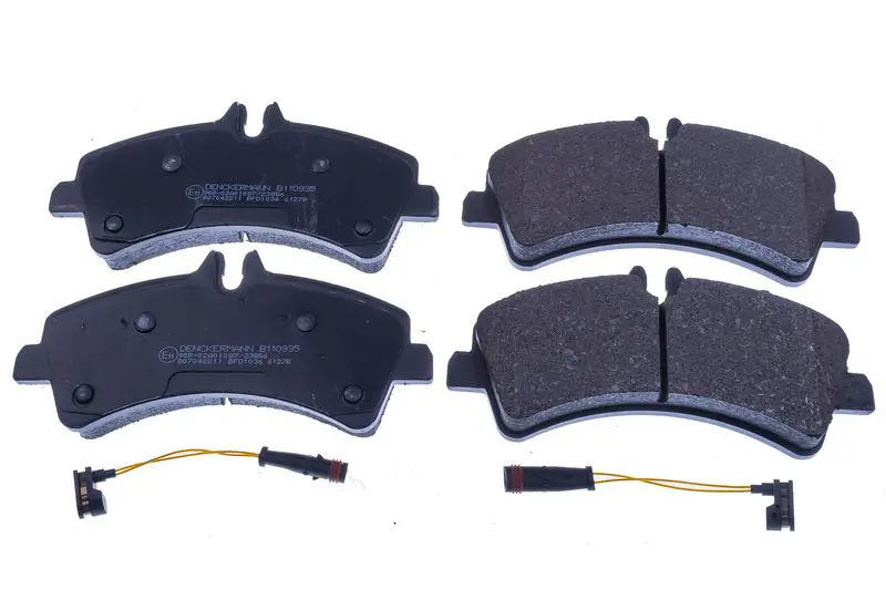 DENCKERMANN B110935 Комплект тормозных колодок