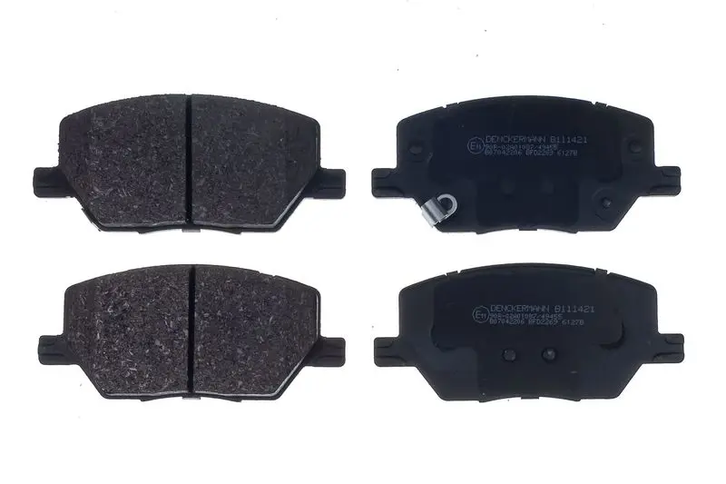 DENCKERMANN B111421 Комплект дисковых тормозных