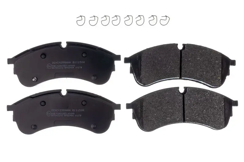 DENCKERMANN B111506 Комплект дисковых тормозных
