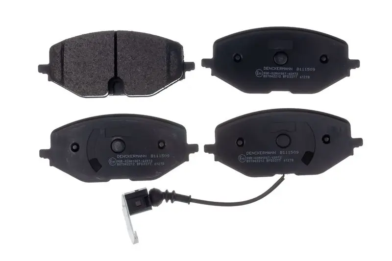 DENCKERMANN B111509 Комплект дисковых тормозных
