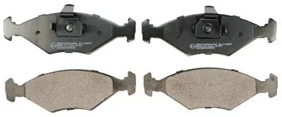 DENCKERMANN B110887 Комплект тормозных колодок,