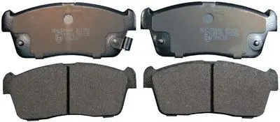 DENCKERMANN B111001 Комплект тормозных колодок,