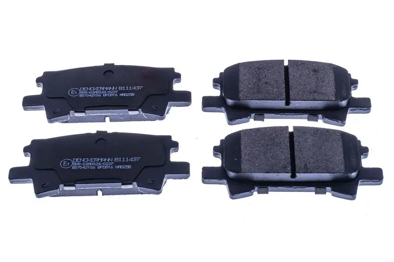 DENCKERMANN B111437 Комплект тормозных колодок,