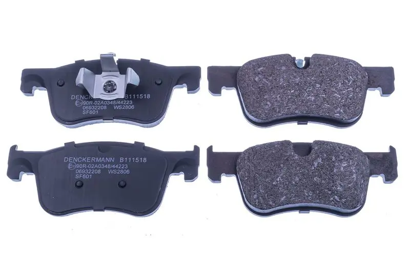 DENCKERMANN B111518 Комплект тормозных колодок,