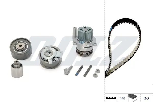 KD047 Комплект ремня ГРМ VAG 2.0 TDI
