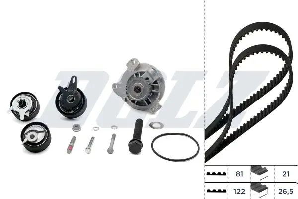 KD052 Комплект ремня ГРМ VAG T4/LT