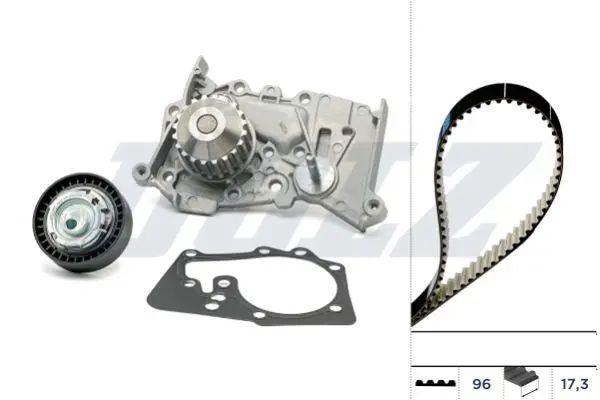 Dolz KD085 Комплект ГРМ с насосом RENAULT
