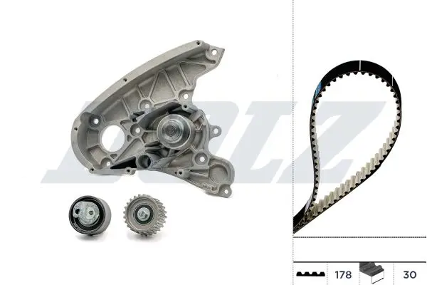KD112 Комплект ГРМ с насосом FIAT